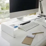 Yamazaki Home Monitorst&auml;nder Bildschirmerh&ouml;her Schreibtischaufsatz Monitorerh&ouml;hung