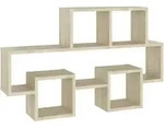 vidaXL Wandregal in Autoform Sonoma-Eiche 82x15x51 cm Holzwerkstoff
