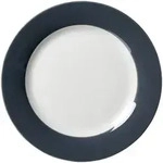 Ritzenhoff & Breker Fr&uuml;hst&uuml;cksteller | 2 x &Oslash; 20,5 cm | Anthrazit | Porzellan