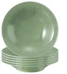 Seltmann Weiden Beat Color Glaze Suppenteller &oslash; 22,5 cm 6er Set Salbeigr&uuml;n