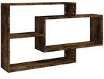 vidaXL Wandregal R&auml;uchereiche 104x20x58,5 cm Holzwerkstoff