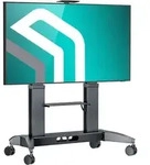 ONKRON TV St&auml;nder rollbar f&uuml;r 70-110 Zoll, bis 130 kg, h&ouml;henverstellbar, max