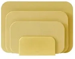 ROSTI Schneidbretter 3tlg. Set K&uuml;chenbretter CHOPTIMA mit Halterung curry