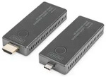 ASSMANN DIGITUS 4K Wireless AV Extender Set, 30 m USB-C - HDMI