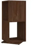 vidaXL Drehregal Braun Eiche-Optik 34,5x34,5x75,5 cm Holzwerkstoff