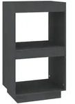vidaXL B&uuml;cherregal Grau 40x35x71 cm Massivholz Kiefer