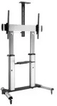 Teleskopischer TV-Wagen, 60"-100", neigbar, schwarz EQUIP 650605