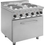 Saro Elektroherd Mit Elektrobackofen Modell E7/Cuet4Le, Ma&szlig;e: B 800 X T 700 X H 850
