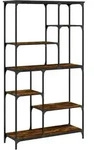 vidaXL B&uuml;cherregal R&auml;uchereiche 99x35,5x176 cm Holzwerkstoff und Stahl