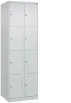 C+P Schlie&szlig;fachschrank Classic PLUS, 2 Abteile, 1850x600x500mm, 7035/7035