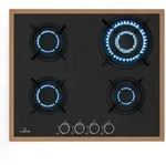 Klarstein Lumiflame Gaskochfeld 4 Brenner Kupferrahmen Elektrische Zündung 8 kW Klarstein Lumiflame Gaskochfeld 4 Brenner Kupferrahmen Elektrische Zündung 8 kW