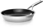 Pfanne Multiply 24 cm - 220 cl Silber Rund Inox Kitchenaid 24x24 cm