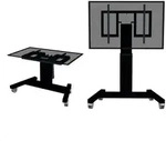 Neomounts PLASMA-M2500TBLACK Touch-Tisch/St&auml;nder bis 100 Zoll, elektrisch