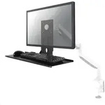 Neomounts KEYB-V200BLACK Tastaturhalterung mit Mausablage an VESA-Halterung