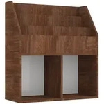 vidaXL Kinder-B&uuml;cherregal Braun Eiche 71x30x78,5 cm Holzwerkstoff