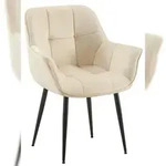 CLP Esszimmerstuhl Roseville Samt creme