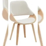 CLP Esszimmerstuhl Vangale Stoff HBT: 86x52x54 cm natura/creme