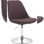 CLP Esszimmerstuhl Maverick Stoff Stoff HBT: 76x48x57 cm braun chrom