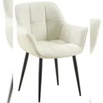 CLP Esszimmerstuhl Roseville creme/Stoff