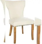 CLP Esszimmerstuhl Zadar Stoff creme/antik-hell
