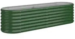 vidaXL Hochbeet Verzinkter Stahl 152x40x36 cm Gr&uuml;n