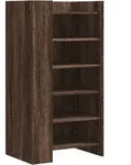 vidaXL Schuhschrank Braun Eichen-Optik 52x37,5x100 cm Holzwerkstoff
