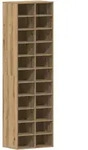 vidaXL Schuhschrank Artisan-Eiche 54x34x183 cm Holzwerkstoff