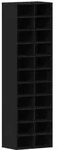vidaXL Schuhschrank Schwarz Eichen-Optik 54x34x183 cm Holzwerkstoff