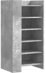 vidaXL Schuhschrank Betongrau 52x37,5x100 cm Holzwerkstoff