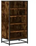 vidaXL Schuhregal R&auml;uchereiche 48x38x97,5 cm Holzwerkstoff
