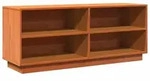 vidaXL Schuhschrank Wachsbraun 110x34x45 cm Massivholz Kiefer