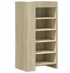 vidaXL Schuhschrank Sonoma-Eiche 52x37,5x100 cm Holzwerkstoff
