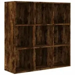 vidaXL B&uuml;cherschrank R&auml;uchereiche 98x29x97,5 cm