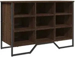 vidaXL Schuhregal Braun Eichen-Optik 90x38x61,5 cm Holzwerkstoff