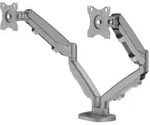 Doppel-Monitorarm Eppa(TM), silber