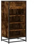 vidaXL Schuhregal R&auml;uchereiche 48x38x97,5 cm Holzwerkstoff