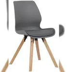 CLP Esszimmerstuhl Luna Kunststoff HBT: 87,5x49x58 cm grau