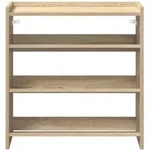 vidaXL Schuhregal Sonoma-Eiche 60x25x62 cm Holzwerkstoff