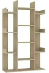 vidaXL B&uuml;cherregal Sonoma-Eiche 86x25,5x140 cm Holzwerkstoff