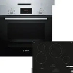 Bosch Einbau-Backofen-Set, HBF133BR0 + PIE811BB5E, Einbau-Backofen,