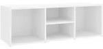 vidaXL Schuhbank Wei&szlig; 105x35x35 cm Holzwerkstoff