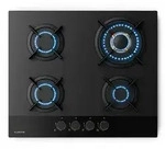Klarstein Goldflame Nano Gaskochfeld | 4 Messingbrenner | 8 kW |...