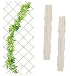 Relaxdays Rankgitter ausziehbar, 3er Set, Rankhilfe Kletterpflanzen, 180x90 cm,