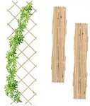 Relaxdays Rankgitter ausziehbar, 3er Set, Rankhilfe Kletterpflanzen, 180x60 cm,