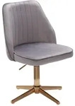 FineBuy Schreibtischstuhl 100 x 47 x 46 cm Grau