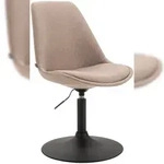CLP Esszimmerstuhl Maverick Stoff taupe/schwarz