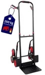 PROREGAL Klappbarer Profi-Treppensteiger TAURUS 250 | HxBxT 115x52x63cm | Traglast 