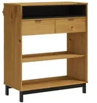 vidaXL Bartisch FLAM 92x45x110 cm Massivholz Kiefer