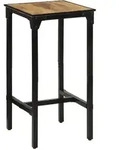 vidaXL Bartisch 60x55x107 cm Raues Massivholz Mango