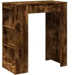vidaXL Bartisch mit Regal R&auml;uchereiche 95x47x103,5 cm Holzwerkstoff